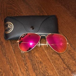 Pink Polarized Ray Bans